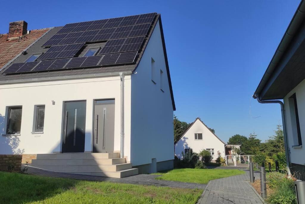 Storchennest - Ferienwohnung Am Storchenradweg Ketzür Dış mekan fotoğraf