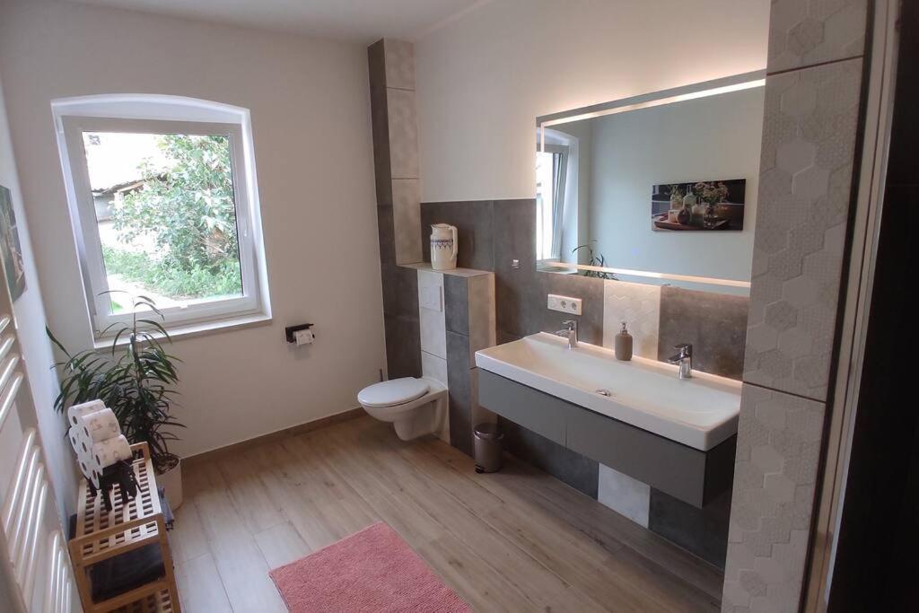 Storchennest - Ferienwohnung Am Storchenradweg Ketzür Dış mekan fotoğraf