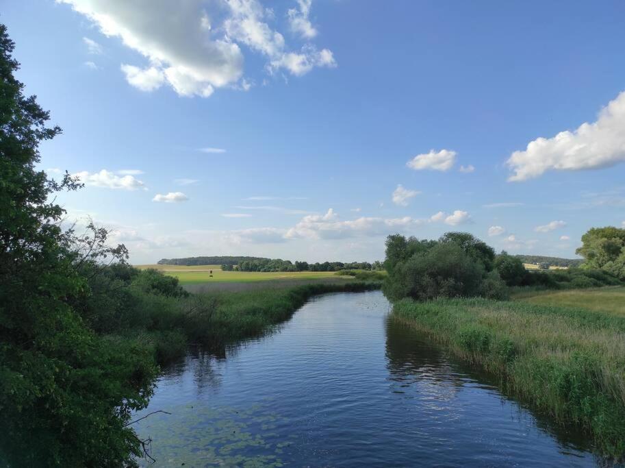 Storchennest - Ferienwohnung Am Storchenradweg Ketzür Dış mekan fotoğraf